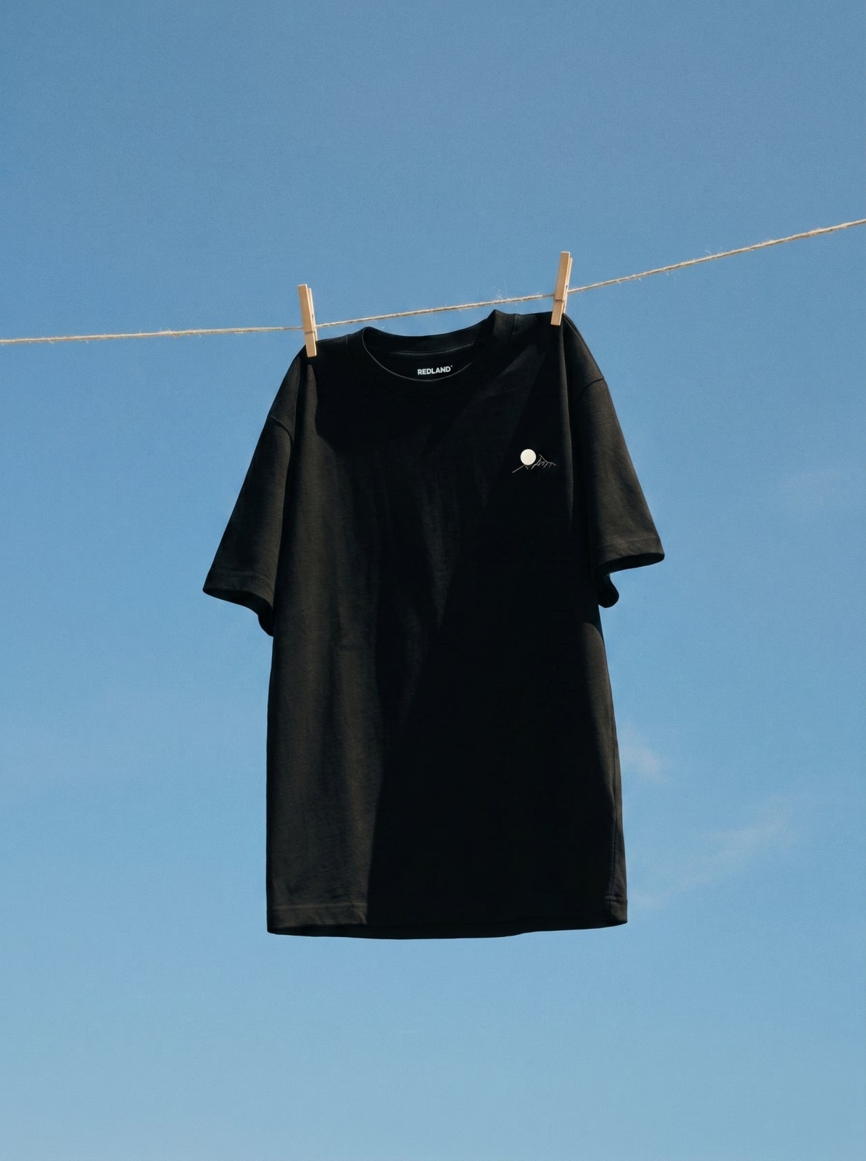 T-shirt Redland Mountain Badge | Black